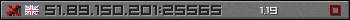 Userbar gray 350x20 for 51.89.150.201:25565