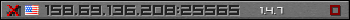 Userbar gray 350x20 for 158.69.136.208:25565