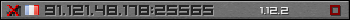 Userbar grau 350x20 für den Server 91.121.48.178:25565