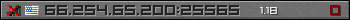 Userbar gray 350x20 for 66.254.65.200:25565