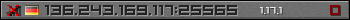 Userbar gray 350x20 for 136.243.169.117:25565