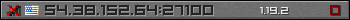 Userbar grau 350x20 für den Server 54.38.152.64:27100