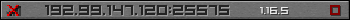 Userbar grau 350x20 für den Server 192.99.147.120:25575