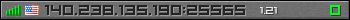 Userbar grau 350x20 für den Server 140.238.135.190:25565