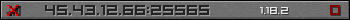 Userbar gray 350x20 for 45.43.12.66:25565