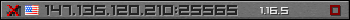 Userbar gray 350x20 for 147.135.120.210:25565