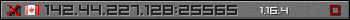 Userbar gray 350x20 for 142.44.227.128:25565