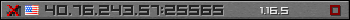 Userbar gray 350x20 for 40.76.243.57:25565