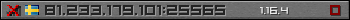 Userbar gray 350x20 for 81.233.179.101:25565