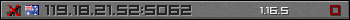 Userbar grau 350x20 für den Server 119.18.21.52:5062