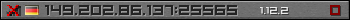 Userbar gray 350x20 for 149.202.86.137:25565