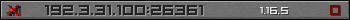 Userbar grau 350x20 für den Server 192.3.31.100:26361