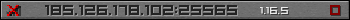 Userbar gray 350x20 for 185.126.178.102:25565