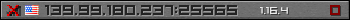 Userbar grau 350x20 für den Server 139.99.180.237:25565
