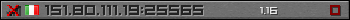 Userbar gray 350x20 for 151.80.111.19:25565