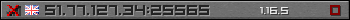 Userbar gray 350x20 for 51.77.127.34:25565