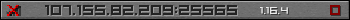 Userbar gray 350x20 for 107.155.82.209:25565