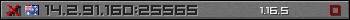 Userbar gray 350x20 for 14.2.91.160:25565