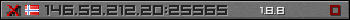 Userbar gray 350x20 for 146.59.212.20:25565