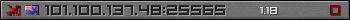 Userbar gray 350x20 for 101.100.137.48:25565