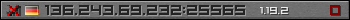 Userbar gray 350x20 for 136.243.69.232:25565