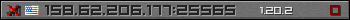 Userbar gray 350x20 for 158.62.206.177:25565