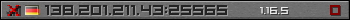 Userbar gray 350x20 for 138.201.211.43:25565