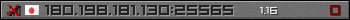 Userbar grau 350x20 für den Server 180.198.181.130:25565