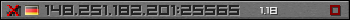 Userbar gray 350x20 for 148.251.182.201:25565