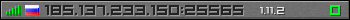 Userbar gray 350x20 for 185.137.233.150:25565