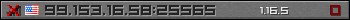 Userbar gray 350x20 for 99.153.16.58:25565