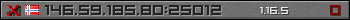 Userbar gray 350x20 for 146.59.185.80:25012