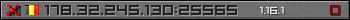 Userbar gray 350x20 for 178.32.245.130:25565