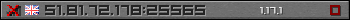 Userbar gray 350x20 for 51.81.72.178:25565