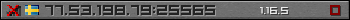 Userbar gray 350x20 for 77.53.198.79:25565