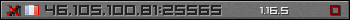 Userbar gray 350x20 for 46.105.100.81:25565