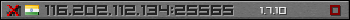 Userbar grau 350x20 für den Server 116.202.112.134:25565