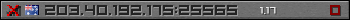 Userbar gray 350x20 for 203.40.192.175:25565