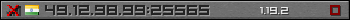 Userbar grau 350x20 für den Server 49.12.98.99:25565