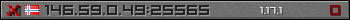 Userbar grau 350x20 für den Server 146.59.0.49:25565