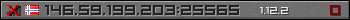 Userbar grau 350x20 für den Server 146.59.199.203:25565