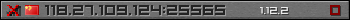 Userbar gray 350x20 for 118.27.109.124:25565