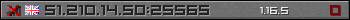 Userbar grau 350x20 für den Server 51.210.14.50:25565