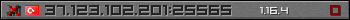 Userbar gray 350x20 for 37.123.102.201:25565