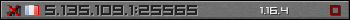 Userbar grau 350x20 für den Server 5.135.109.1:25565