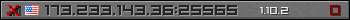 Userbar gray 350x20 for 173.233.143.36:25565