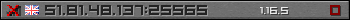 Userbar grau 350x20 für den Server 51.81.48.137:25565