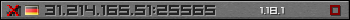 Userbar gray 350x20 for 31.214.165.51:25565