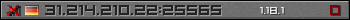 Userbar gray 350x20 for 31.214.210.22:25565