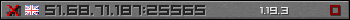 Userbar grau 350x20 für den Server 51.68.71.187:25565